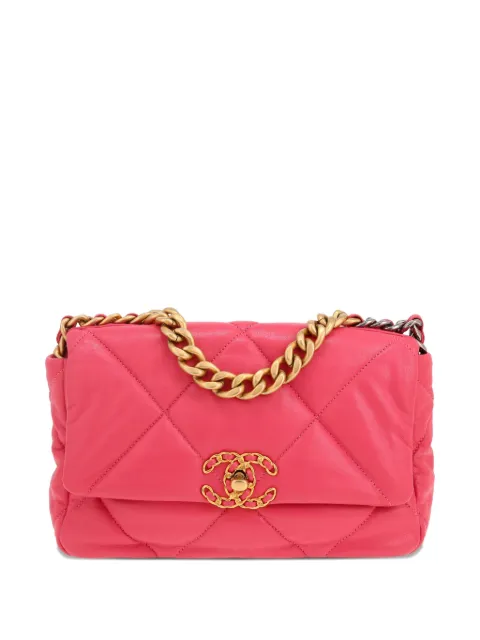CHANEL Pre-Owned Chanel 19 handbag Pink 412704