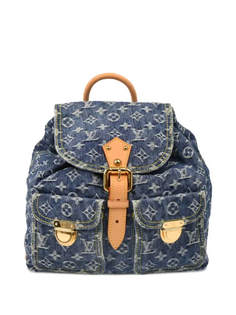 Louis Vuitton Pre-Owned 2006 Monogram Denim backpack Blue 164752