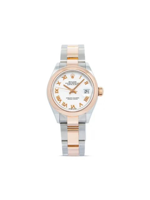 Rolex pre-owned Datejust 28mm White 279161