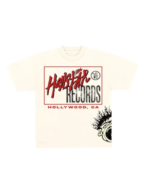 HELLSTAR Hellstar Records T-Shirt Neutrals HSR018