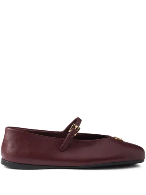 Prada nappa leather ballerinas Red 1F793NF005038