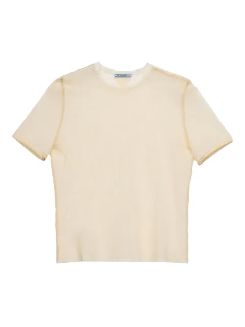 Prada cotton T-shirt Neutrals TS6191SOOO17GR