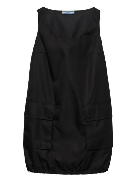 Prada sleeveless mini dress Black 230732SOOO1WQ8