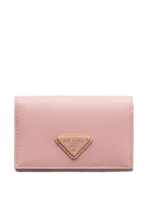 Prada Saffiano leather card holder Pink 1MC110QHH