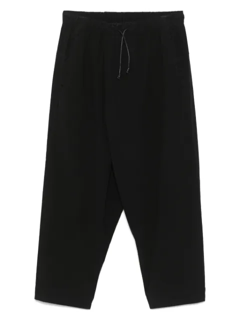 Transit cotton cropped trousers Black CFUTRZG168