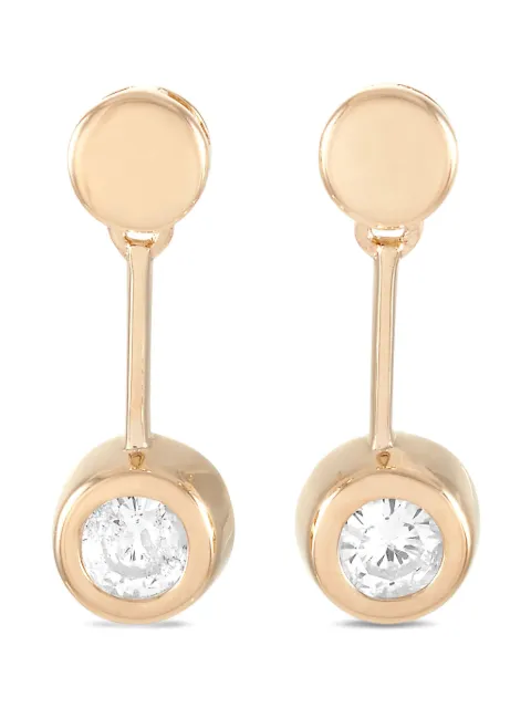 LB Exclusive 14K yellow gold diamond earrings Gold AER15707Y