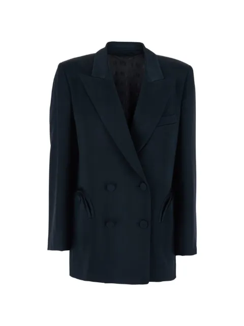 Blazé Milano virgin wool blazer Blue BZEND01NOESSE0017