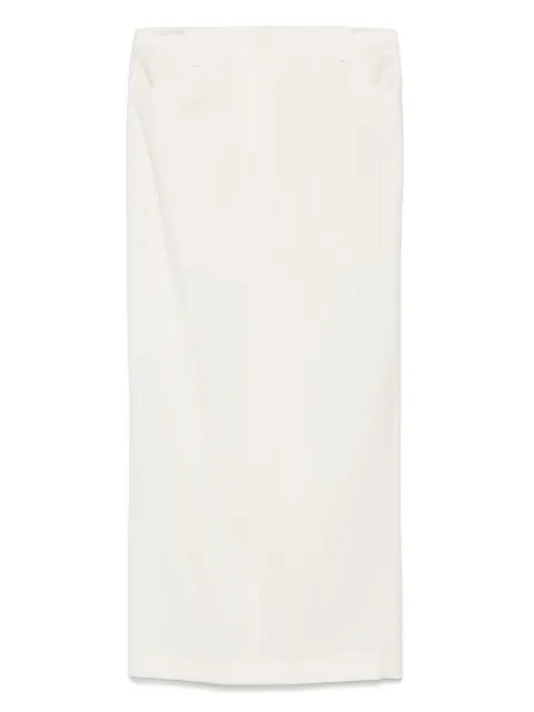 Aya Muse twill maxi skirt White AMSS2523