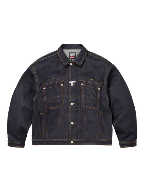 Supreme x Marithé+François Girbaud X-Seam jacket Blue SU25259