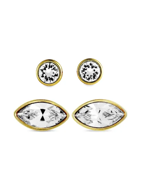 Swarovski 14K yellow gold Harley earrings set Gold 5188424