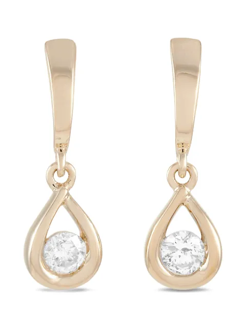 LB Exclusive 14K yellow gold diamond earrings Gold AER15709