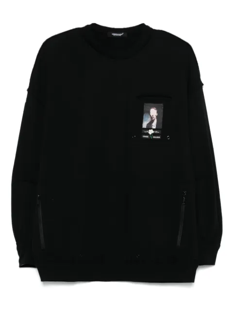 Undercover patch-detail sweatshirt Black UC1E48052BLK