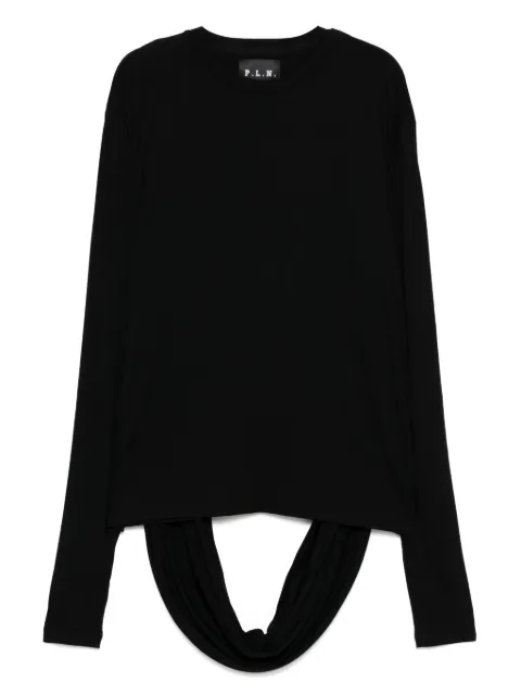 P.L.N. long-sleeve shirt Black 289