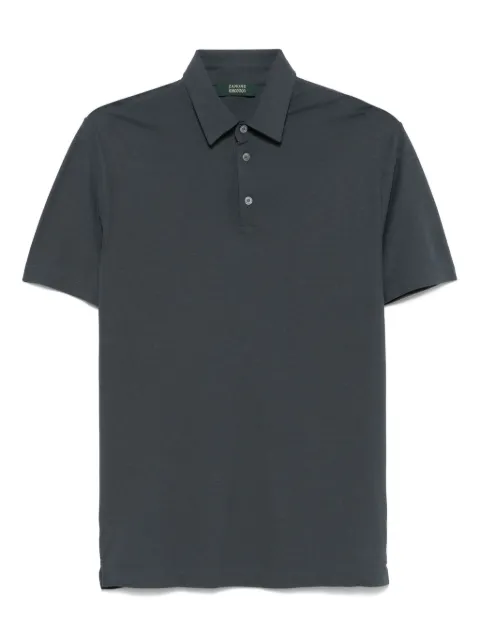 Zanone cotton polo shirt Grey 815109ZG380