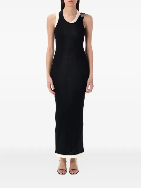 Jean Paul Gaultier ribbed cotton dress Black 2534FRO384J0920003