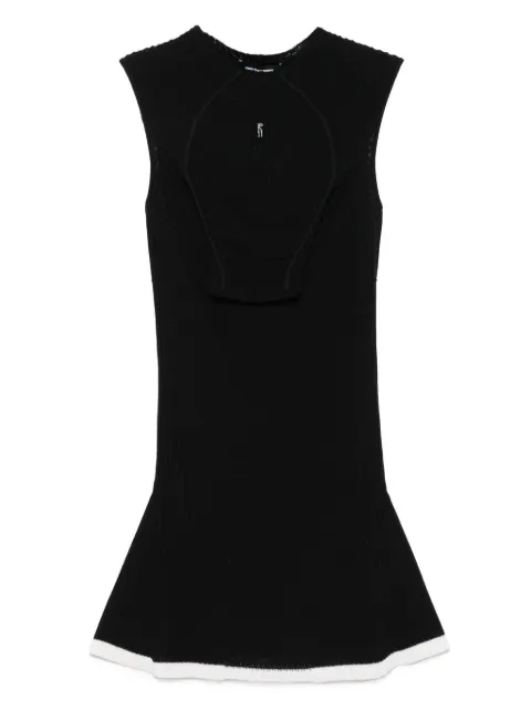 Kiko Kostadinov Vecto knitted dress Black KKWSS25KN0395