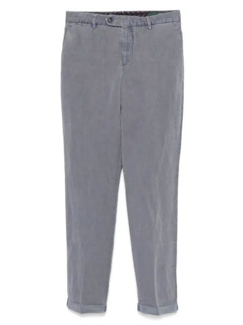 Berwich belt-loops trousers Blue YRETROLONGGD0068