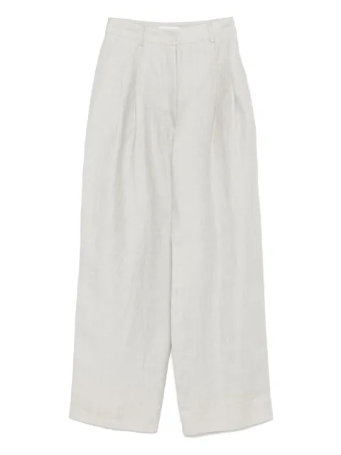 Barba linen trousers Grey BAGGY