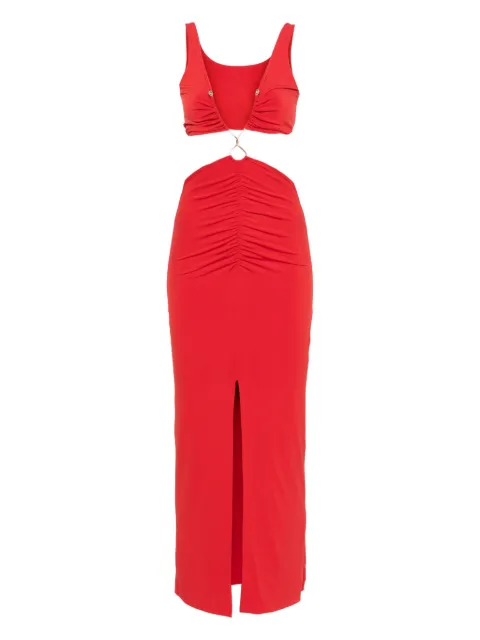 NISSA cut-out maxi dress Red RC15546