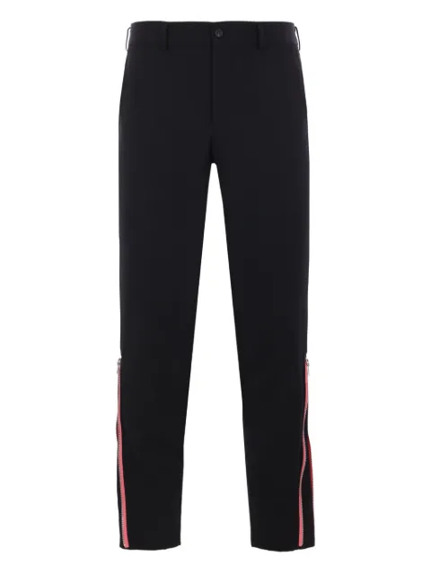 Comme des Garçons Homme Plus wool zip-detail trousers Black POP047S25