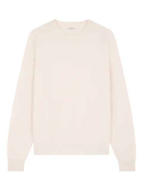 FURSAC crew-neck cashmere sweater Neutrals FHPPU00134