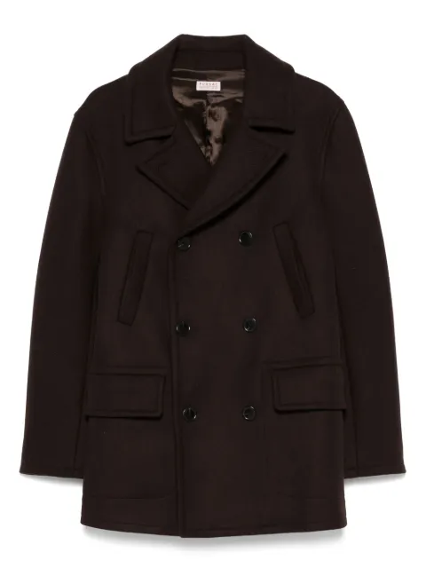 FURSAC twill coat Brown FHPOU00113