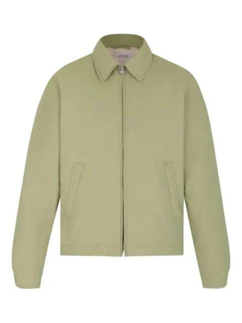FURSAC zip-front collared jacket Green FHPBL00125
