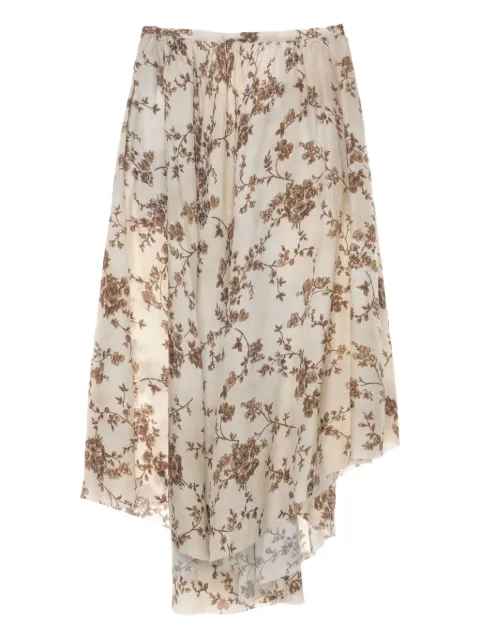 Uma Wang Genit midi skirt Neutrals SW5UW2012
