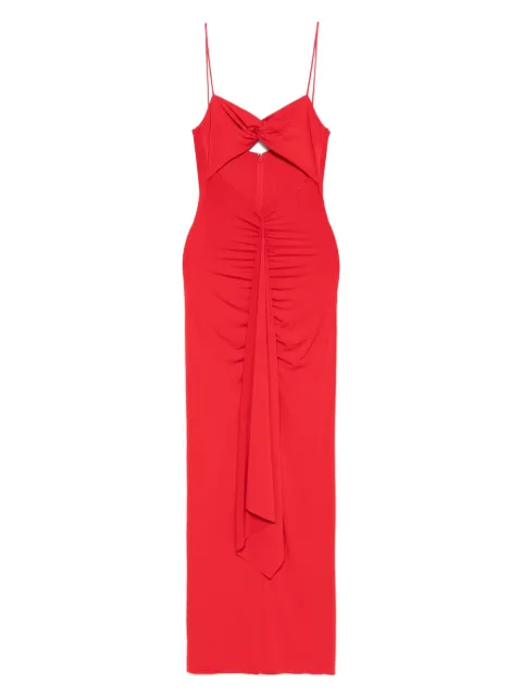 NISSA cut-out maxi dress Red RS15826