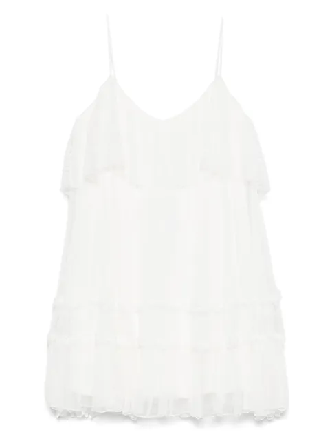 NISSA lace mini dress White RS14727WHITE