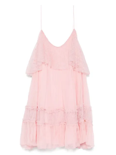 NISSA lace mini dress Pink RS14727
