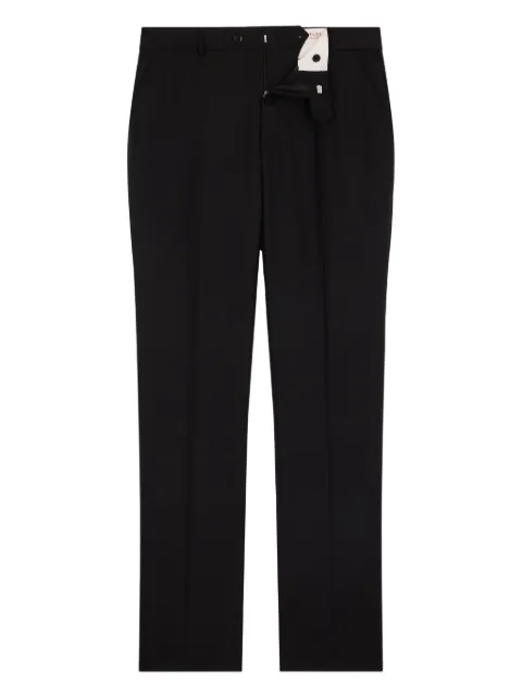 FURSAC front-pleats tailored trousers Black FHPPA00213