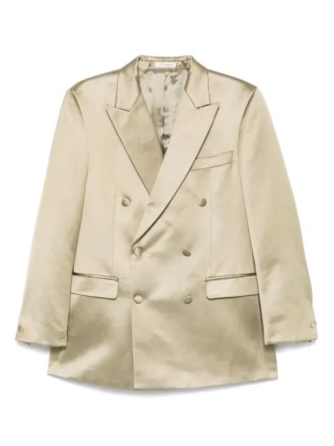 FURSAC double-breasted blazer Yellow FHPVE00202