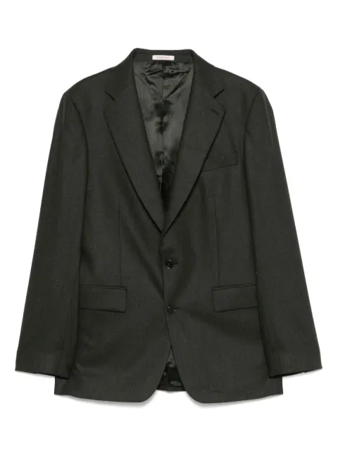 FURSAC virgin-wool blazer Green FHPVE00228