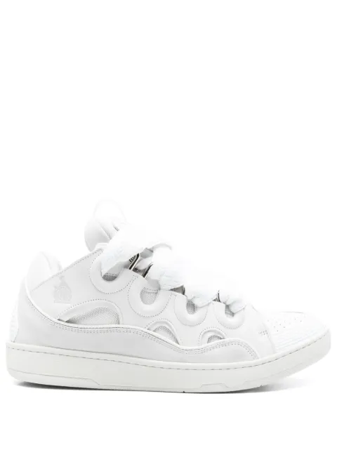 Lanvin calf leather sneakers White FUSKDK12DRAGP2500