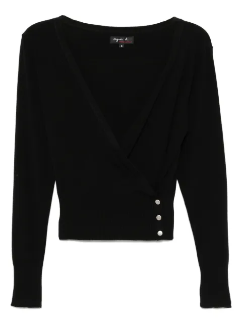 agnès b. cotton top Black ECY8J155