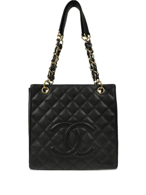 CHANEL Pre-Owned 2003 Chain Shopping tote bag Black 8469629