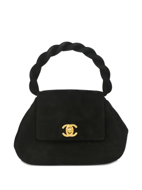CHANEL Pre-Owned 1997 CC turn-lock mini bag Black 4759420