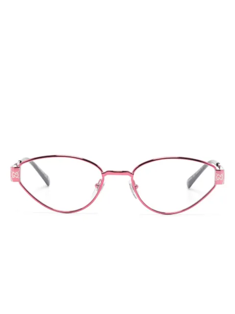 Gucci Eyewear oval-frame glasses Pink GG1853O003