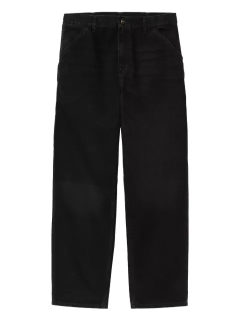 Carhartt WIP organic cotton wide-leg jeans Black I034798894O32