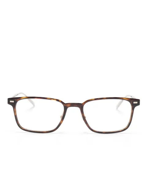Montblanc rectangle-frame glasses Brown MB0394ON
