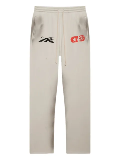 HELLSTAR If You Dont Like Us Beat Us track trousers White HSSI0669WHIT