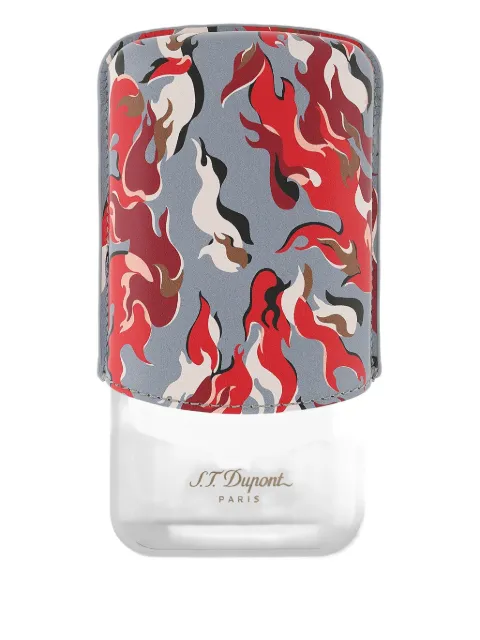 S.T. Dupont flame-patterned cigar holder Grey 183451