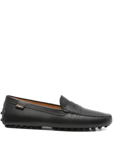 Tod's Gommino logo-detail driving loafers Black XXW22L00010N6M