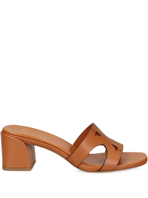 Kate Spade 60mm Double K mules Brown KL208