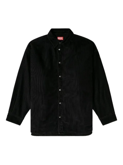 Diesel S-Baggy-Padd-Hgbk corduroy long-sleeve shirt Black A185940HGBK