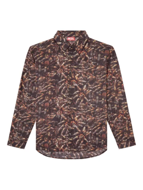 Diesel spider-print shirt Black A195750PJBK