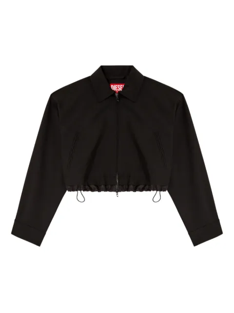 Diesel J-Tlng-FemR2 cropped jacket Black A197920GIBX