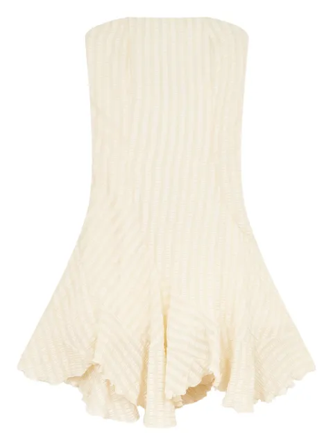 Donde Esteban Navarin silk dress Neutrals D4DRE225