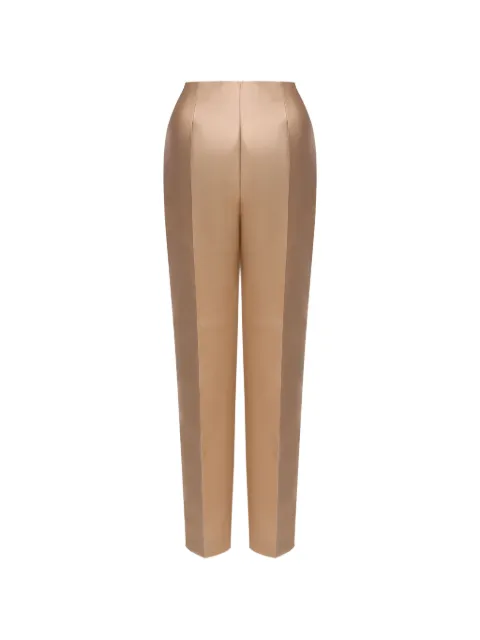 Alberta Ferretti Mikado trousers Neutrals AEF252M03035146